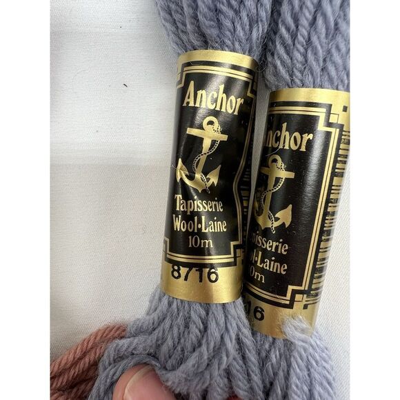 Anchor Tapestry 100% Wool (Tapisserie) 10m Skeins  Lot of 27 Various Colors - Picture 9 of 9